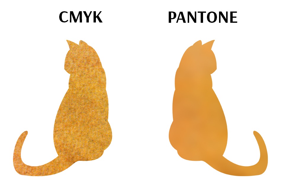 Разница между CMYK и Pantone